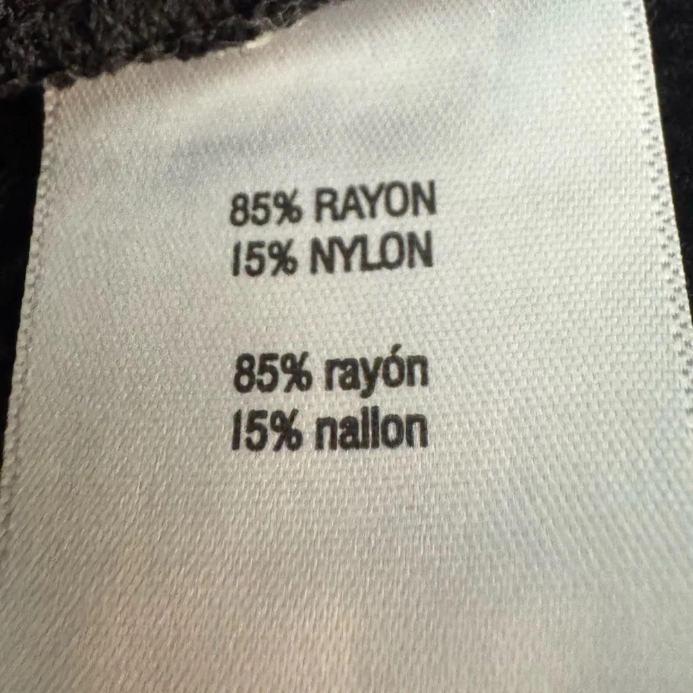 Blue Rain Smocked Puff Sleeve Crop Top Black Boho Cottagecore L - Picture 6 of 6